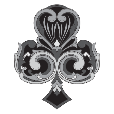spader symbol som illustrerar klassiska kortspel